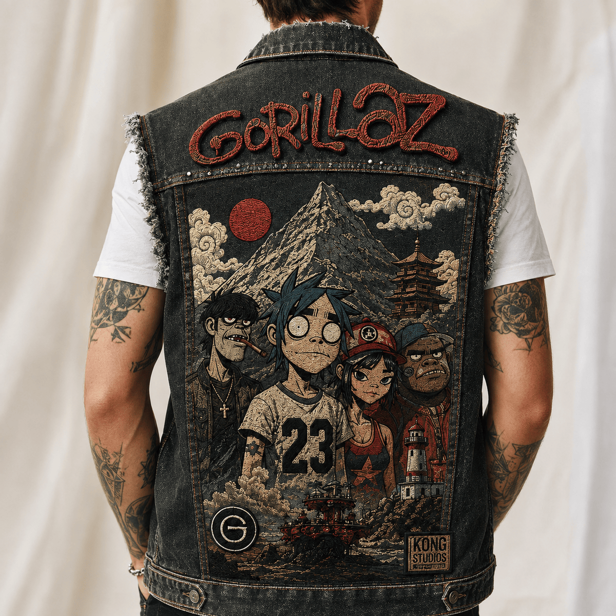 GRL PREMIUM DENIM VEST NVH