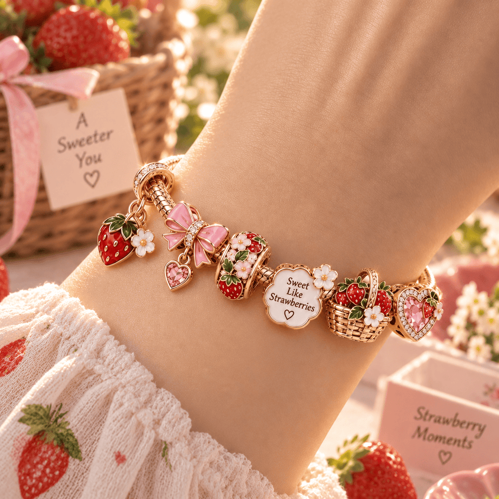 STBR Gold Charm Bracelet Set PTT