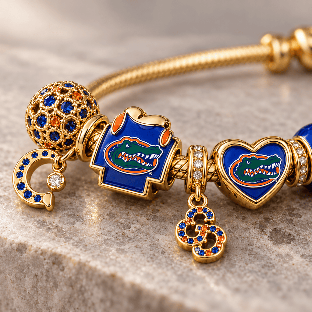 FGT Gold Charm Bracelet Set PTKL